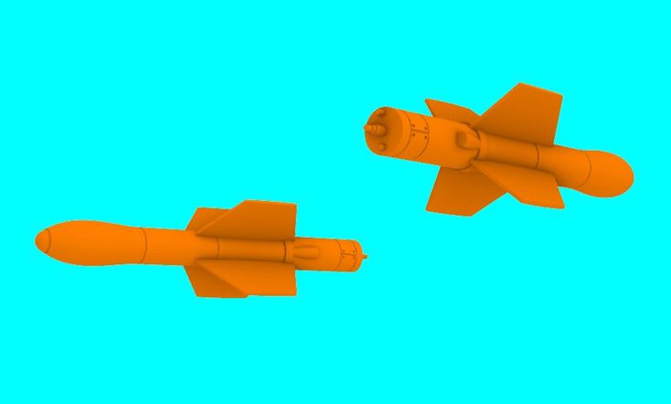 AS.12 missile 2pcs - Click Image to Close